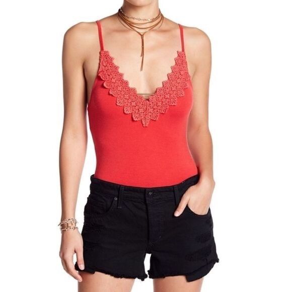 Free People Intimately Gia Lace-Trim Bodysuit in the Size XS - Picture 7 of 7